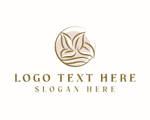 Bio - Organic Leaf Garden logo design