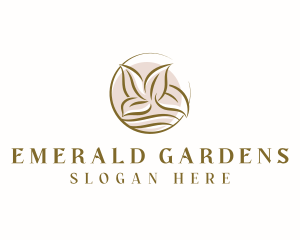 Organic Leaf Garden logo design