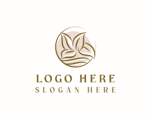 Farmer - Organic Leaf Garden logo design