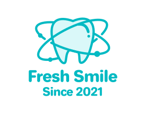 Toothbrush - Tooth Orbit Dentist logo design