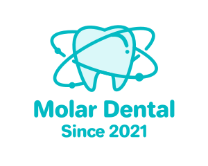 Molar - Tooth Orbit Dentist logo design