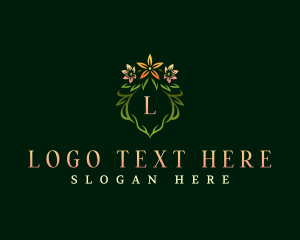 Flower - Elegant Flower Wreath logo design