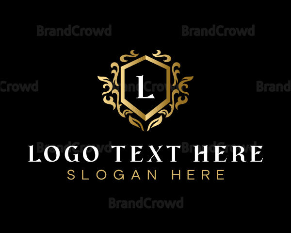 High End Elegant Crest Logo