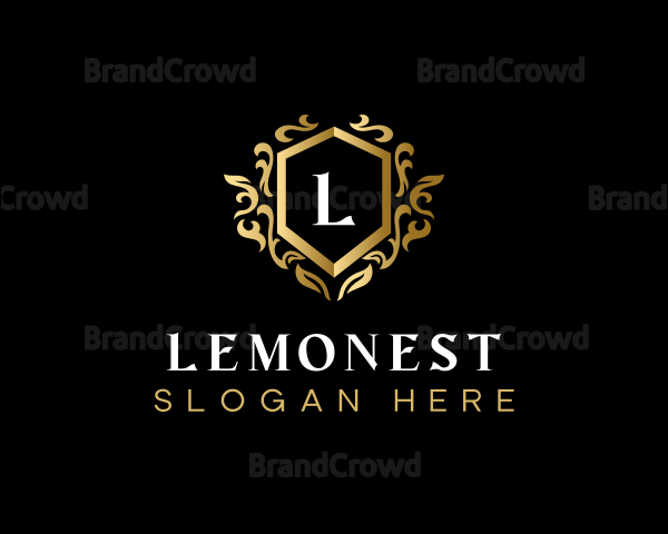 High End Elegant Crest Logo