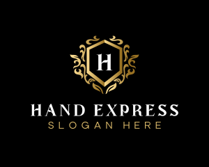 High End Elegant Crest Logo