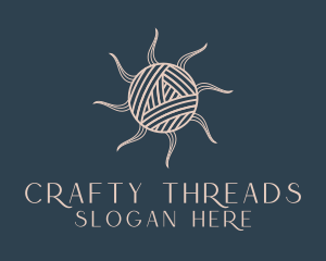 Crochet Yarn Ball  logo design