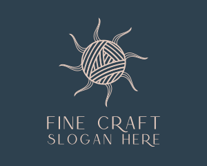 Crochet Yarn Ball  logo design