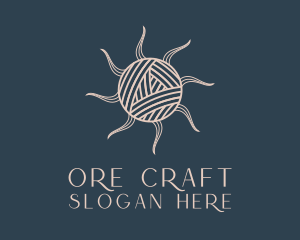 Crochet Yarn Ball  logo design