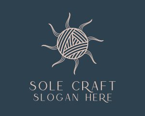 Crochet Yarn Ball  logo design