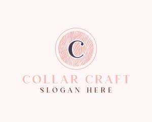 Textile Pattern Cosmetics Salon logo design