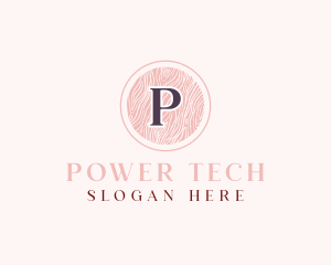 Plastic Surgeon - Textile Pattern Cosmetics Salon logo design