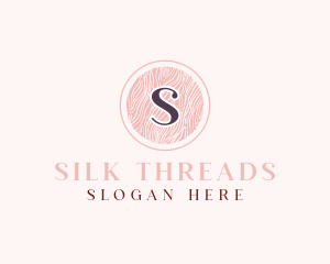 Textile Pattern Cosmetics Salon logo design