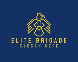 Brigade - Modern Eagle Crest logo design