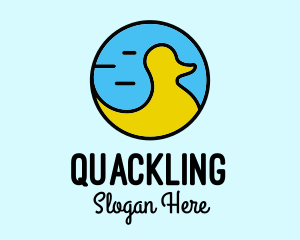 Rubber Duckling Toy  logo design