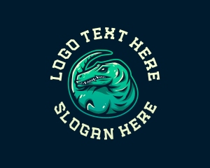 Dinosaur - Prehistoric Dinosaur Raptor logo design