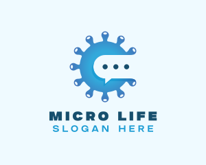 Bacteria - Bacteria Virus Messaging logo design