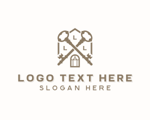 Leasing - Leasing Property Key logo design
