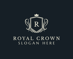 Crown Shield Royalty logo design