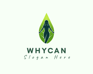 Health - Natural Feminine Leaf logo design