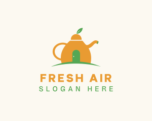 Citrus Fruit Teapot logo design