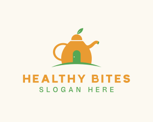 Citrus Fruit Teapot logo design