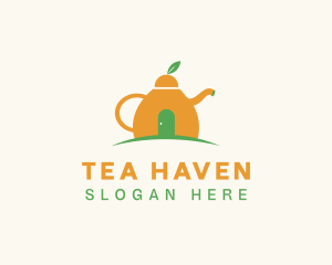 Citrus Fruit Teapot logo design