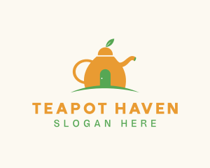 Citrus Fruit Teapot logo design