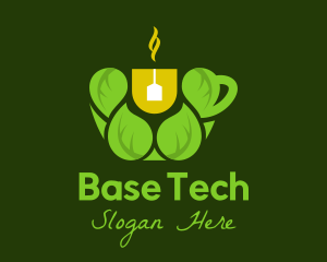 Organic Green Tea  logo design