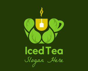 Organic Green Tea  logo design