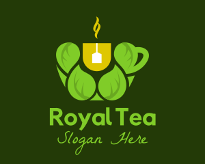 Organic Green Tea  logo design