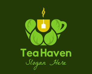 Organic Green Tea  logo design