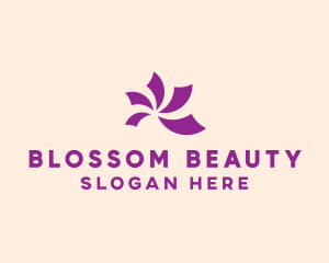 Petals - Purple Flower Petals logo design