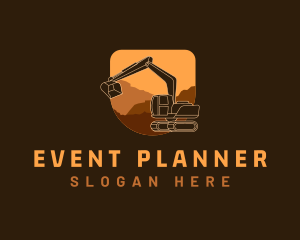 Heavy Duty - Excavator Equipment Construction logo design