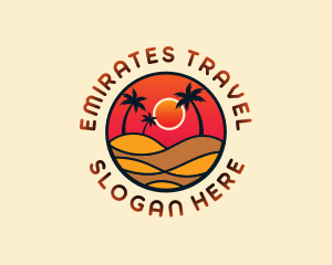 Travel Beach Resort logo design