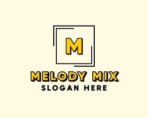 Album - Modern Square Frame logo design