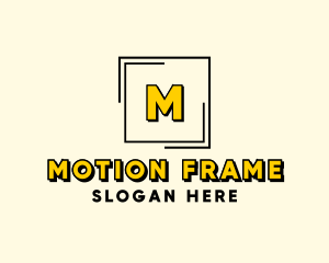 Modern Square Frame  logo design