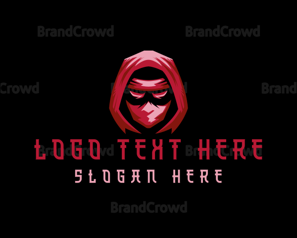 Hood Ninja Gamer Logo