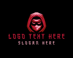 Assassin - Hood Ninja Gamer logo design