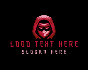 Samurai - Hood Ninja Gamer logo design