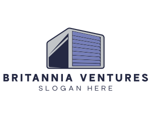 Storage Unit Warehouse Logo