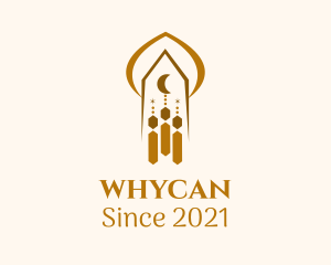 Middle East - Hanging Muslim Dreamcatcher logo design