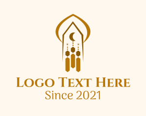 Dome - Hanging Muslim Dreamcatcher logo design