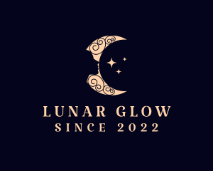 Lunar Beauty Cosmetics Woman logo design