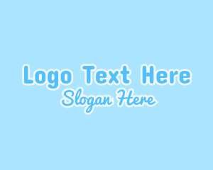 Blue - Cute Baby Clothing logo design