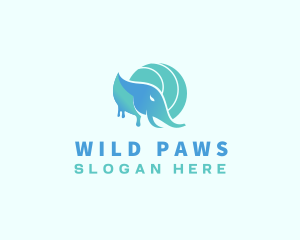 Elephant Animal Mammal logo design