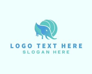 Creative Agency - Elephant Animal Mammal logo design