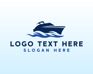 Yacht - Yacht Boat Transport logo design