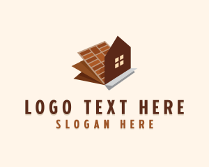 Tiling - Residence Flooring Construction logo design
