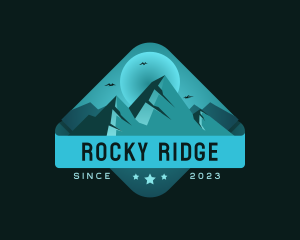 Mountain Outdoor Camping logo design