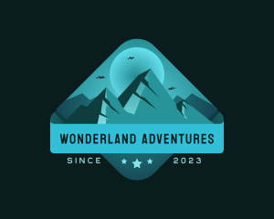 Mountain Outdoor Camping logo design